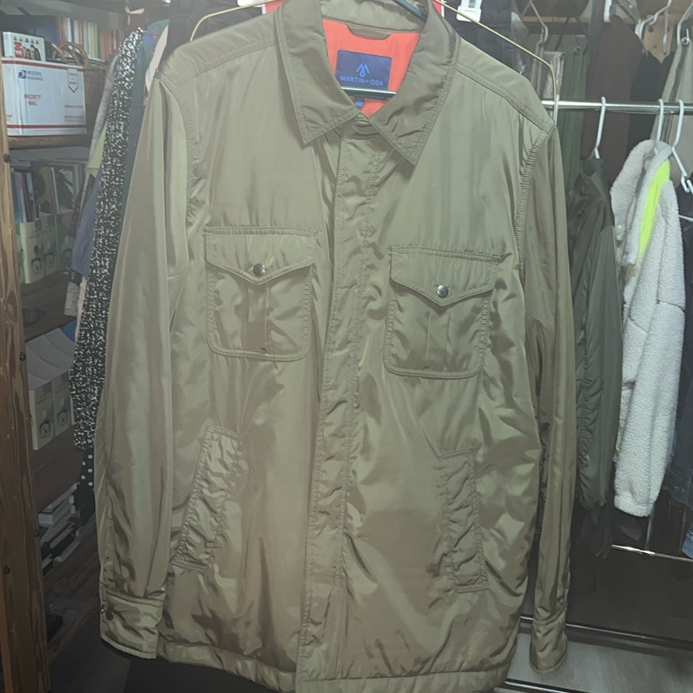 Martin + Osa Olive Green Bomber Jacket